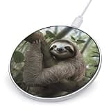 Sloth Animal Wireless Charger Magnetic Phone Induction Charger 10w Fast Wireless Charging Station Compatible with iPhone 17 16 15 14 13 12 Pro Max Samsung Galaxy S25 S24 S23