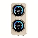 Portable Mini Washer, Dual-Tank Underwear Washing Machine, Variable Frequency Motor(White Desktop)