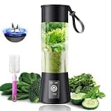 Personal Blender for Shakes and Smoothies - 2026 New Upgrade Cordless Portable Blender USB Rechargeable, 380Ml BAP Free Cup, Freshly Squeezed for Picnic/Sports, 20000Rpm/Min Speed