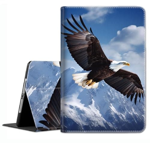 Case for Samsung Galaxy Tab S8 2022/Tab S7 2020 11 Inch (Model SM-X700/X706/T870/T875/T878) - Slim Fit Standing Cover with Auto Sleep/Wake,Eagles in The Sky