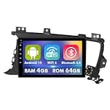 4+64GB 9 Inch Touchscreen Android 14 Car Radio Stereo for Kia Optima K5 2010-2013 with CarPlay/Android Auto Car Radio, Support WiFi 6, Bluetooth,5.4, Backup Camera, SWC