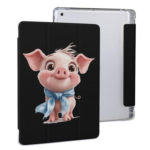 Pigs Piggy Tablet Case with Pencil Holder Tablet Protection Cover Compatible for IPAD 2020 (10.2in)