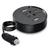 12V 24V Converter Car Power Inverter Practical Power Solution Quick Use Adapter Wear-Resistant ABS 12V to 220V Power Inverter