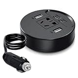 12V 24V Converter Car Power Inverter Practical Power Solution Quick Use Adapter Wear-Resistant ABS 12V to 220V Power Inverter