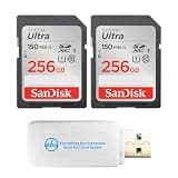 SanDisk (2 Pack) Ultra UHS-I Class 10 256GB SDXC Card SDSDUNC-256G-GN6IN