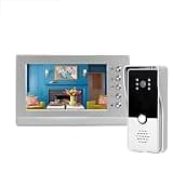 ONMYJFD 7 Inch Wired Video Intercom Indoor Monitor Door Phone for Access Control System Unlock Talk Doorbell