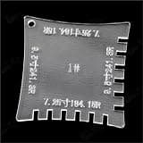 Guitar Fretboard Measuring Ruler Repair Tool Made Of Transparent Acrylic Material Guitar Tool Kit