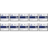 Dogfish Compact Flash Memory Card 2GB 10PACK Industrial CF Type I Card FAT16 for Industrial Equipment and Vintage Digital Cameras