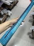 AAAA 22 fret flame Maple Electric guitar neck part blue gloss Replace