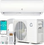 11500 BTU 17 SEER2 Ductless Mini Split Air Conditioner Heater 230V Inverter AC WiFi Alexa Ready Complete Installation Kit