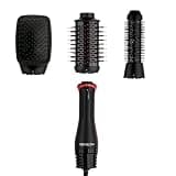 REVLON 3-in-1 Multi-Styler Hair Dryer Brush, Straighten, Curl & Smooth with One Tool, Hot Air Brush for Blowouts, Waves & Sleek Styles, Lightweight Styling Brush with Multiple Heat Settings