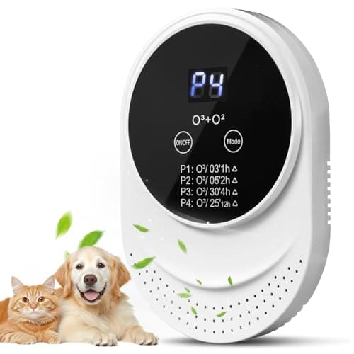 PVACG Cat Litter Box Deodorizer Plug In Air Purifier for Whole House Pet Odor Portable Air Cleaner for Bathroom Toilet Living Room Kitchen Pets House(1)