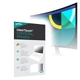 BoxWave Screen Protector Compatible With Samsung Monitor S36GD (24 in) - ClearTouch Crystal Privacy (2-Pack), Privacy Screen Protector Flexible Film Clear