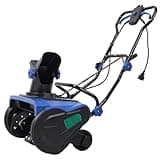 GRERON 20-Inch Electric Snow Thrower, 15 Amp Corded Snow Blower with 180° Rotating Chute, 30 FT Throw Distance, 10-Inch Clearing Depth, 3100 RPM Motor for Driveways, Sidewalks & Patios.