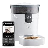 Geeni 7L Automatic Cat Feeders with Smart Home Pet Camera, Timer & Voice, Automatic Dog Feeder for Alexa & Google