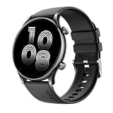 AOLON AMOLED Smart Watch for Men & Women, Waterproof Fitness Tracker with Heart Rate & Sleep Monitor, Step Counter, Compatible with Android & iOS(Black)