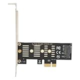 Omquot M.2 PCIe X1 Adapter Durable M.2 Vertical Card for 11 10 8, Fedora, SUSE Material: PCB