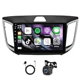 Alikali 10in Car Stereo Radio for Hyundai ix25(2015-2019), with WiFi Bluetooth FM SWC GPS Navigation Mirror Link Split Screen AHD Backup Camera, with Carplay and Android Auto, 2+32G