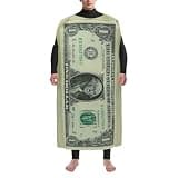 Tanxier Dollar Costume,Halloween Adult Cash Costume,Funny Bill Costumes For Men Women,Money Maker Dress Up Outfit