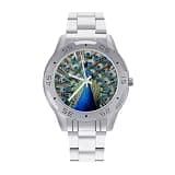 NTVOWPZO Three-Hand Analog Stainless Steel Watches for Men Easy Reader