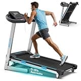 WELLFIT Auto Incline Folding Treadmill with Handlebar for Home Office