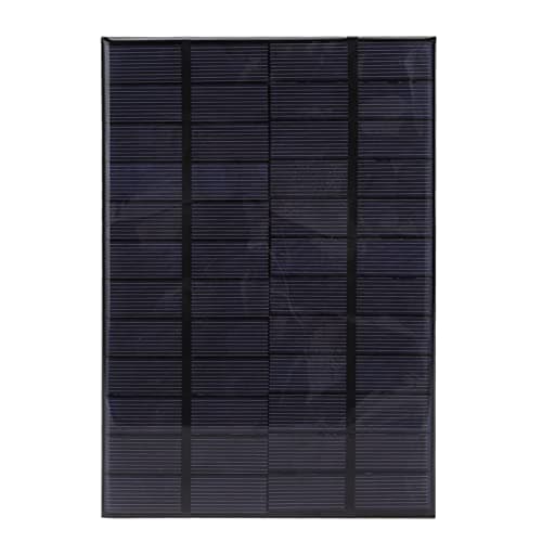 Mtlavishness 12V 4.2W Mini Solar Panel Polysilicon Solar Cell Battery Charger Panel DIY Solar Panel Module for Cellphone, Portable Solar Power Supply for Solar Lawn Lights, Wall