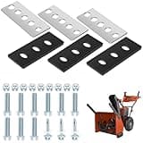 Snow Blower Impeller Modification Kit - 1/4" 3-Blade Universal, for Modifies 2-Stage Machine (3)