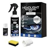 Tanxier Automotive Headlight Restoration Kit,Oxidized and yellowed Automotive headlamps,Blurring Enhanced crystalline Coating Refurbisher,for Car Clearer Headlights