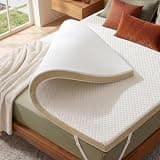 Marsail Full Size 3 Inch Cooling Gel Memory Foam Mattress Topper, Soft Removable Cover, CertiPUR-US® & Oeko-TEX® Certified, for Sofa, RV, Camping