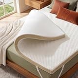 Marsail Full Size 3 Inch Cooling Gel Memory Foam Mattress Topper, Soft Removable Cover, CertiPUR-US® & Oeko-TEX® Certified, for Sofa, RV, Camping