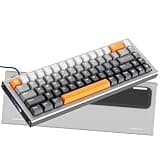 UNIQMAG TMR Keyboard,8K Polling Rate,0.08ms Latency,0.005mm Precision,Springless Maglev Switch,Full-Aluminum Weighted Base,0.001-3.5mm Actuation Travel,RGB Lighting,Gasket-Mount,PC+Mac Ready.(UQ68O)