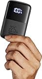 INIU Portable Charger, Smallest 22.5W 10000mAh Power Bank, USB C in/Output Fast Charging 3-Output Mini Battery Pack Charger with Phone Holder for iPhone 17 16 15 14 Air Samsung S23 Google iPad Tablet