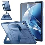 Fintie Shockproof Case for Samsung Galaxy Tab A11+ Plus 11 Inch 2025/ A9+ Plus 2023, Slim Frosted Hard Cover with Multi-Angle Kickstand, Navy