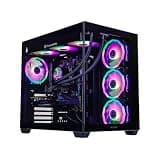 MLOONG Pro Gaming PC, Ryzen 7 9800X3D, RTX 5070 Ti 16GB, 32GB DDR5, 2TB SSD, Win11 Home ATX Desktop Black