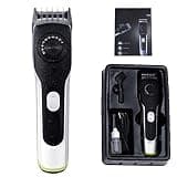 DUYHBAWRS Electric Trimmer Men's Self-Service Hair Clipper Electric Beard Trimmer Waterproof Electric Trimmer