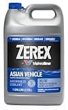 Zerex Asian Vehicle Blue Silicate and Borate Free 50/50 Prediluted Ready-to-Use Antifreeze/Coolant 1 GA