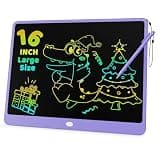 KOKODI LCD Writing Tablet for Kids 16 Inch Colorful Doodle Board, Electronic Drawing Tablet Drawing Pad for Kids, Educational and Learning Kids Toys Gifts for 3 4 5 6 7 8 Year Old Boys and Girls