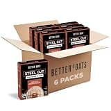 Better Oats Steel Cut Maple & Brown Sugar Oatmeal, 15.1 oz Box, 6 Pack