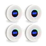 10-Year Sealed Battery Wireless Linked Home Safety Device, Whole-House Protection Network, Maintenance-Free Design, Multi-Room Connection, LED Status Indicator