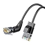yanzunlrn Flexible Ethernet Cable Cat6A RJ45 Cord 10 Gigabit Fast Speed Shielded Braided Networking Wire for Router Laptop Ethe Easy Installation Computer Cable