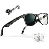 EarlySincere AI Smart Glasses with 4K Camera & ChatGPT, Photochromic Transition Lenses + Extra Blue Light, Real-time Translator & Meeting Minutes, Voice Control Smart Wearable