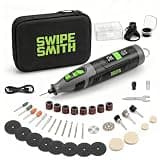 12V Power Rotary Tools, 8000~32000RPM, 2.5Ah Cordless Rotary Tool Kit with LCD Display, 40pcs Accessories, Variable Speed for Grinding, Cutting, Wood Carving, Sanding, Engraving, DIY, Woodworking