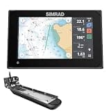 Simrad 000-15366-001, NSX 3009, Chartplotter and Fishfinder with Active Imaging 3-in-1 Transducer and C-MAP Discover X Charts, 9 Inch Display, Black