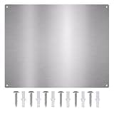 30 x 24 Inch Stainless Steel Backsplash for Stove, Wall Protector Behind Range Hood, Kitchen Backsplash Panel with Pre-Drilled Holes for Easy Installation