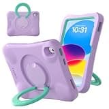 pepkoo Kids Case for iPad (A16) 11th/10th Gen, Heavy Duty Shockproof Cover