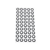 Inner 6 Outer 10 3D Scanning Marker Reference 10 Sheets Point Diffuse Reflection Markers 3D Scan Tracking Dots 3D Scan Tracking Dot for Complex Details