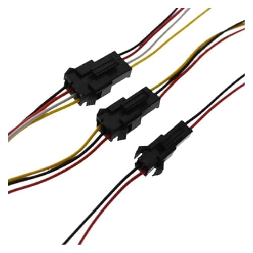 5/10 Pairs JST-SM 2-5Pin Male Female Connector for WS2812B/SK6812/WS2815/2835/5050 RGB/RGBW L*/ED Light Strip(5 Pairs,2P)