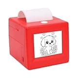 Yoidesu Thermal Sticker Voice Printer with Display, Portable Inkless Label Printer for Home Office, DIY Sticker Machine for Kids