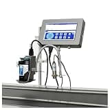 VFLDKRQAWYS DW-MAX 12.7/25.4mm TIJ Industrial Online Thermal Inkjet Printer Text QR Barcode Batch Number Logo Date Coding Machine for DIY Use(25.4mm with 1 Ink)