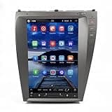 TMKJJDZ 12.8" Car Stereo for Lexus ES350 2006-2012 (Prem Audio/Setup Button ONLY), 8-Core 2GB+32GB Touch Screen Radio with Wireless CarPlay, Android Auto, GPS, Bluetooth, Backup Camera
